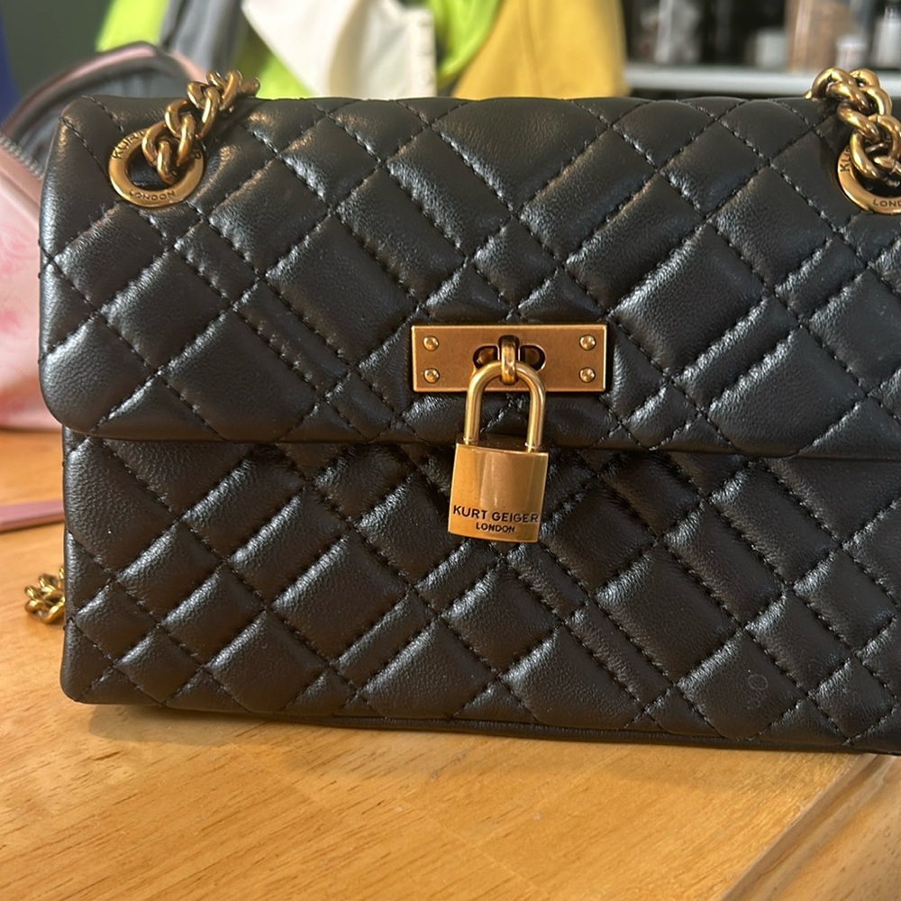 Beautiful clean Kurt Geiger purse 8”w 6”h 2”d like new